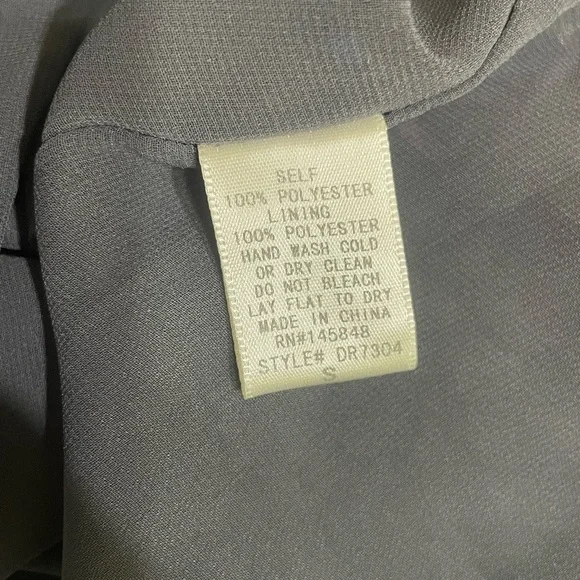 Everly Black Floral Sheath Dress with Bell Sleeves, Great for any season. Size S - Picture 9 of 11